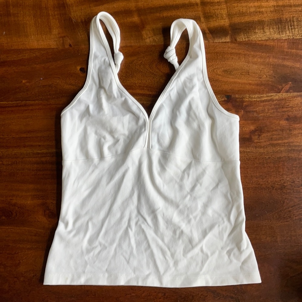 EUC Ann Taylor white tank XS